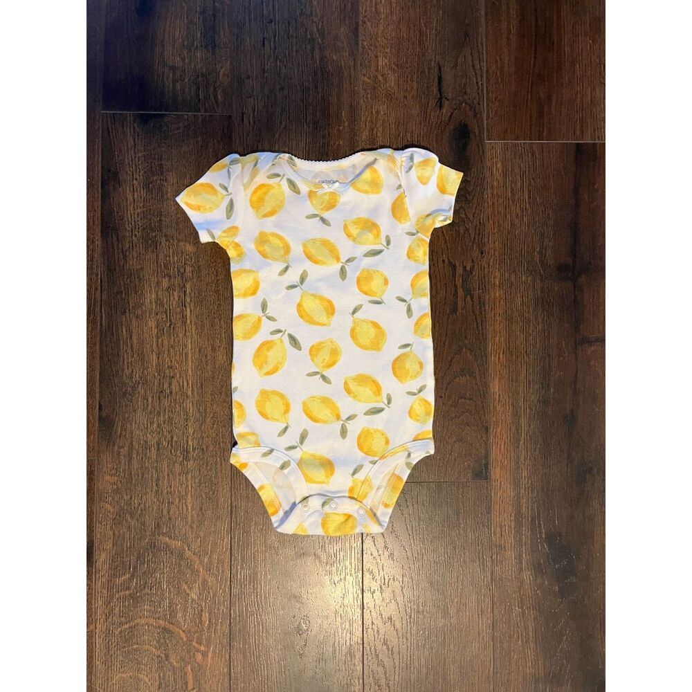 Carter's Lemon Print Baby Bodysuit